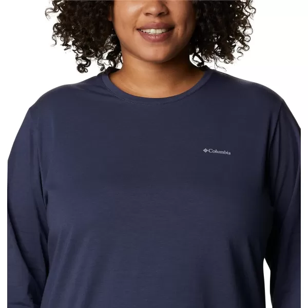 Columbia Womens Sun Trek Ls TeeNocturnal