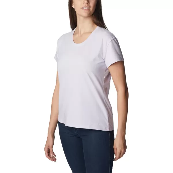 Columbia Womens Sun Trek Short Sleeve TeePurple Tint Heather