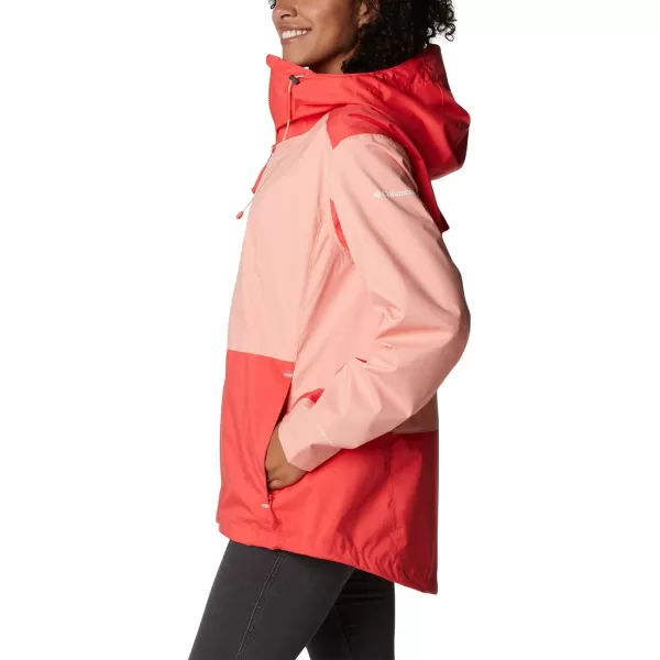 Columbia Womens Sunrise Ridge JacketRed HibiscusCoral Reef