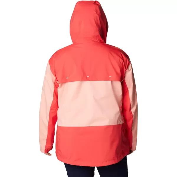 Columbia Womens Sunrise Ridge JacketRed HibiscusCoral Reef