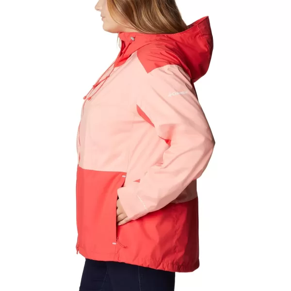 Columbia Womens Sunrise Ridge JacketRed HibiscusCoral Reef