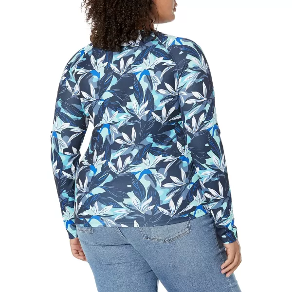 Columbia Womens Super Tidal Tee Long SleeveAtoll Hidden Paradise