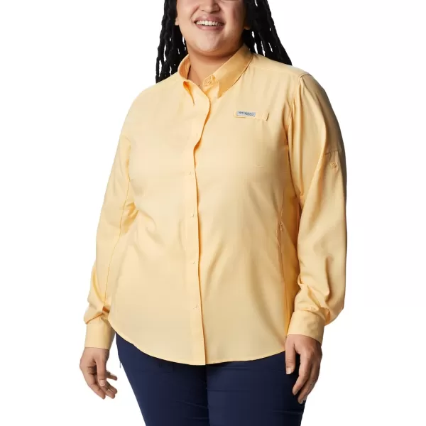 Columbia Womens Tamiami Ii Long Sleeve ShirtCocoa Butter