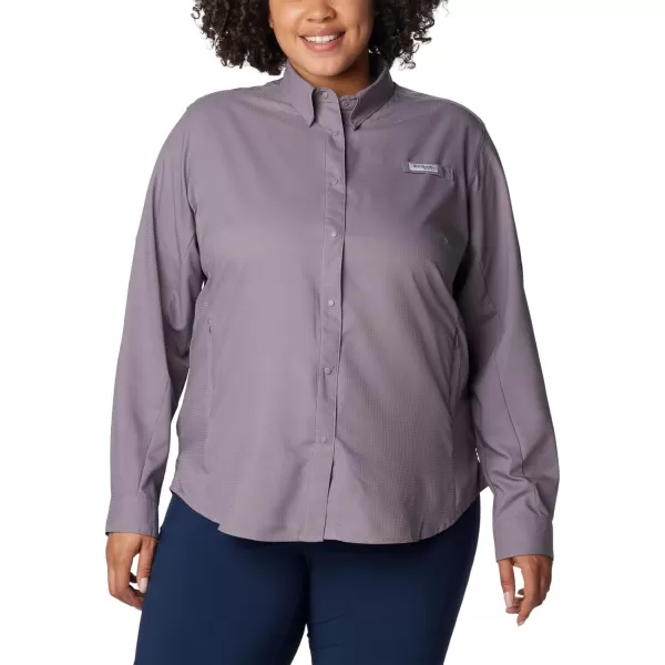 Columbia Womens Tamiami Ii Long Sleeve ShirtGranite Purple