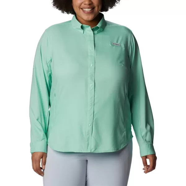 Columbia Womens Tamiami Ii Long Sleeve ShirtKelp