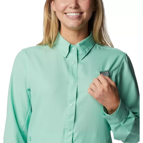 Columbia Womens Tamiami Ii Long Sleeve ShirtKelp