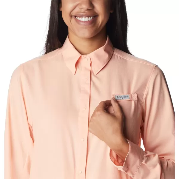 Columbia Womens Tamiami Ii Long Sleeve ShirtLight Coral