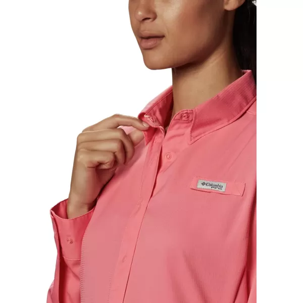 Columbia Womens Tamiami Ii Long Sleeve ShirtLollipop