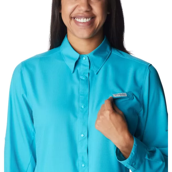 Columbia Womens Tamiami Ii Long Sleeve ShirtOcean Teal