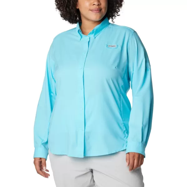 Columbia Womens Tamiami Ii Long Sleeve ShirtOpal Blue