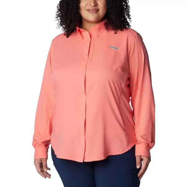 Columbia Womens Tamiami Ii Long Sleeve ShirtSalmon