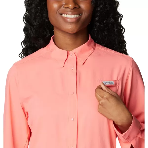 Columbia Womens Tamiami Ii Long Sleeve ShirtSalmon