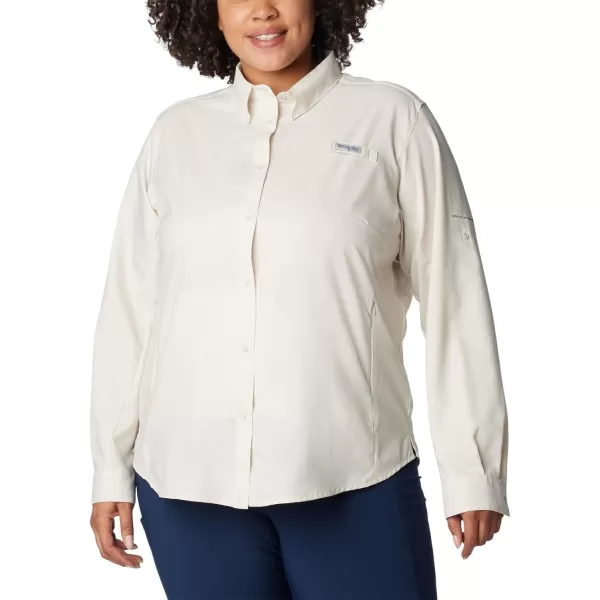 Columbia Womens Tamiami Ii Long Sleeve ShirtStone