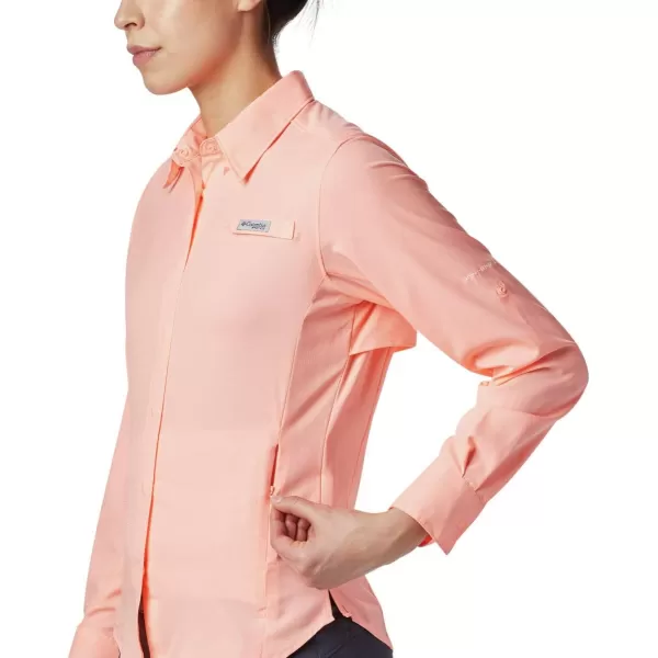 Columbia Womens Tamiami Ii Long Sleeve ShirtTiki Pink