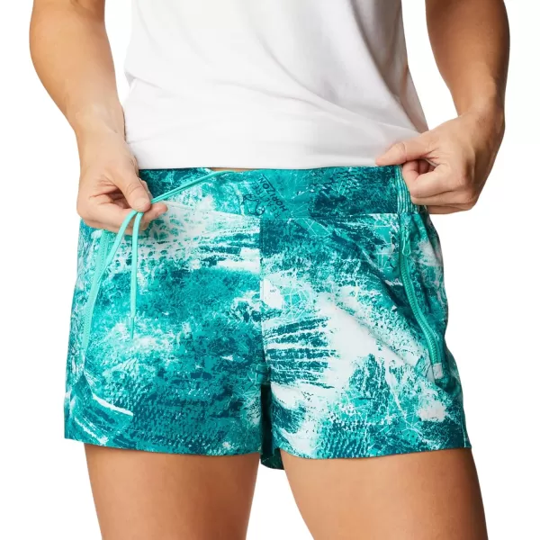 Columbia Womens Tidal Ii ShortElectric Turquoise Realtree Horizon