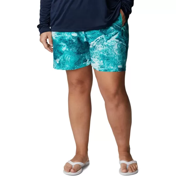 Columbia Womens Tidal Ii ShortElectric Turquoise Realtree Horizon