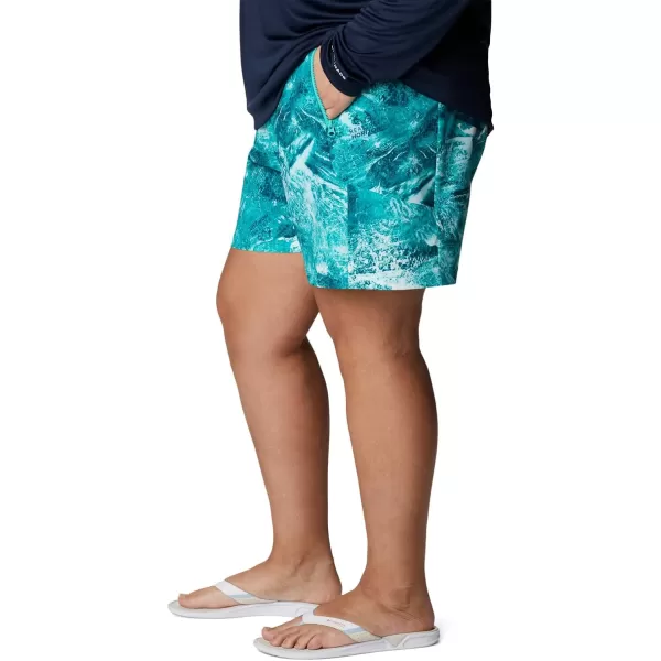 Columbia Womens Tidal Ii ShortElectric Turquoise Realtree Horizon