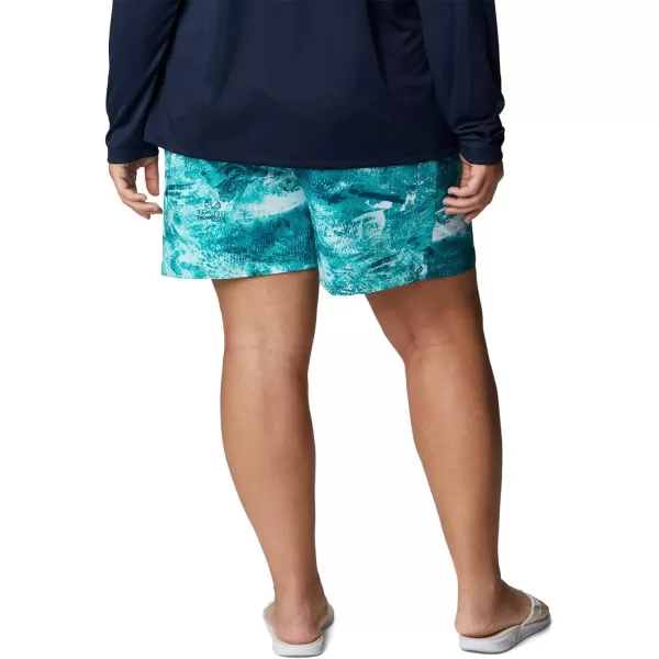 Columbia Womens Tidal Ii ShortElectric Turquoise Realtree Horizon