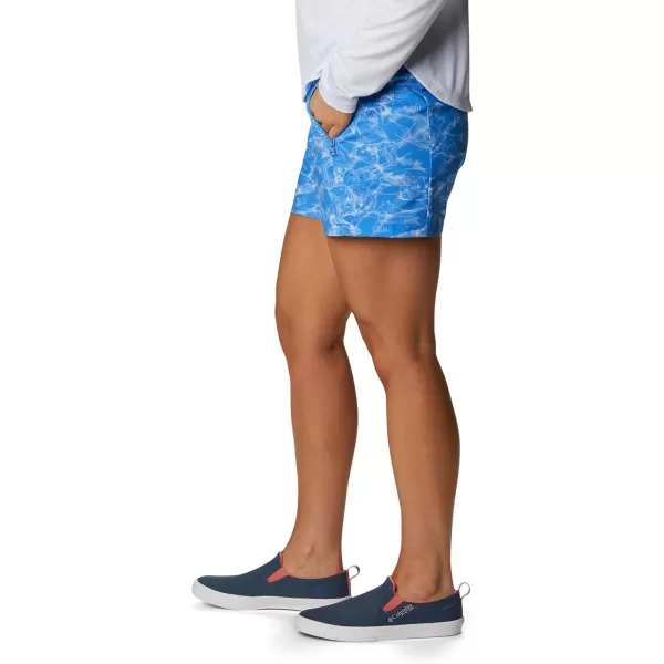 Columbia Womens Tidal Ii ShortHarbor Blue Contour Fish