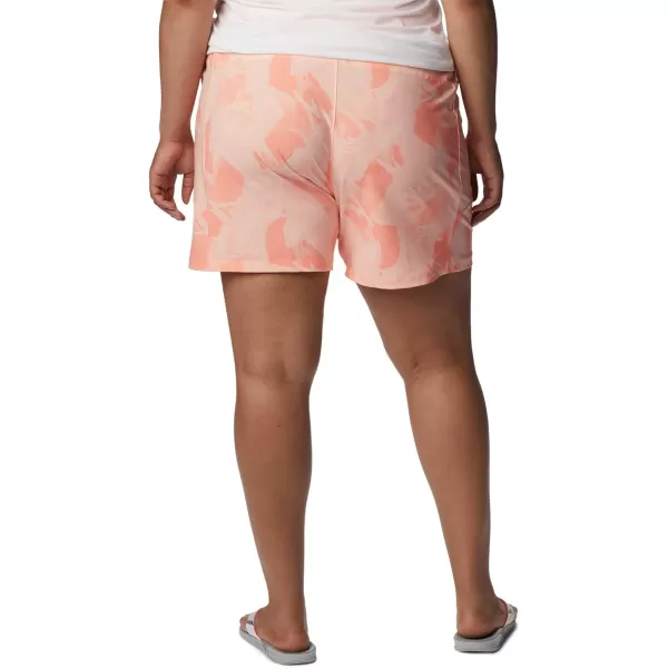 Columbia Womens Tidal Ii ShortTiki PinkAuroras Print