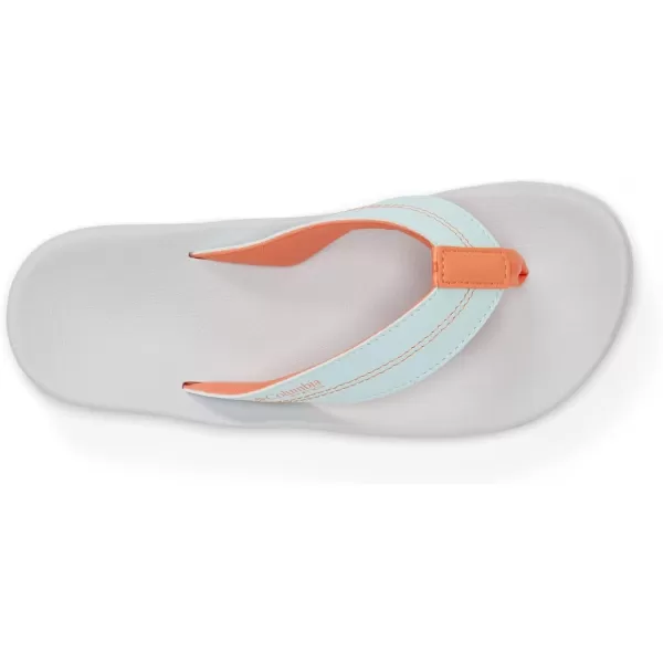 Columbia Womens Tidal Ray PFG Flip Sport SandalIcy MornBright Peach