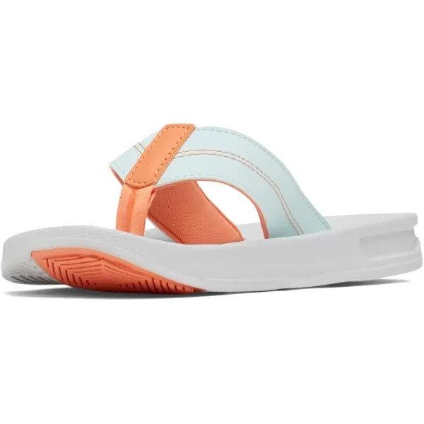 Columbia Womens Tidal Ray PFG Flip Sport SandalIcy MornBright Peach