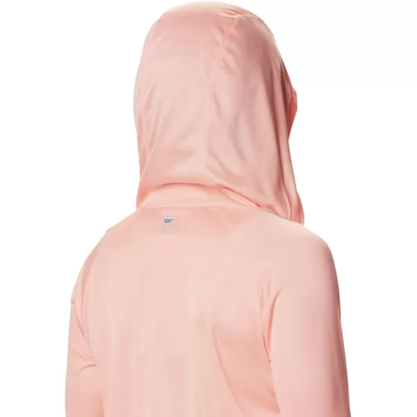 Columbia Womens Tidal Tee Heather HoodieTiki Pink HeatherDolphin Logo