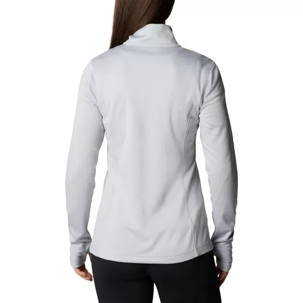 Columbia Womens W Park View Grid Fleece Full ZipCirrus GreyHeather