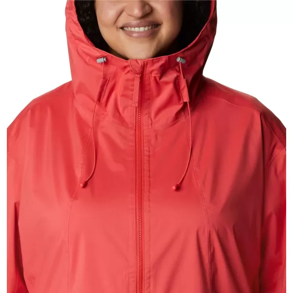 Columbia Womens Weekend Adventure Long ShellRed Hibiscus