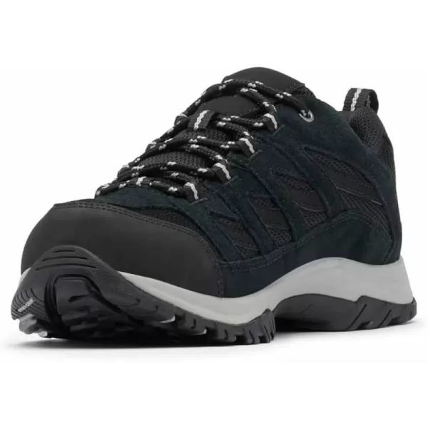 Columbia Mens Crestwood Waterproof Hiking ShoeBlackColumbia Grey