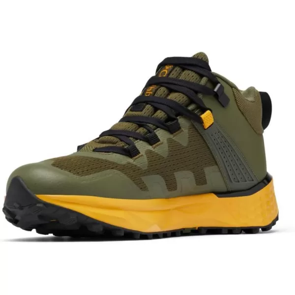 Columbia Mens Facet 75 Mid Outdry Hiking ShoeNoriGolden Yellow