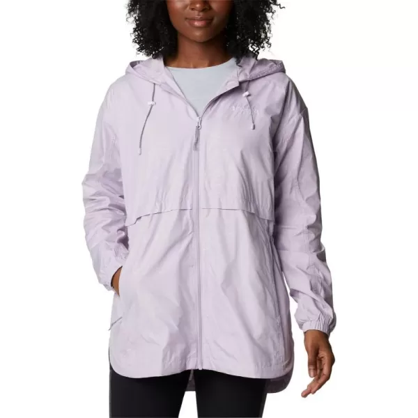 Columbia Womens Auroras Wake Iii JacketPale Lilac Leafy Lines Emboss