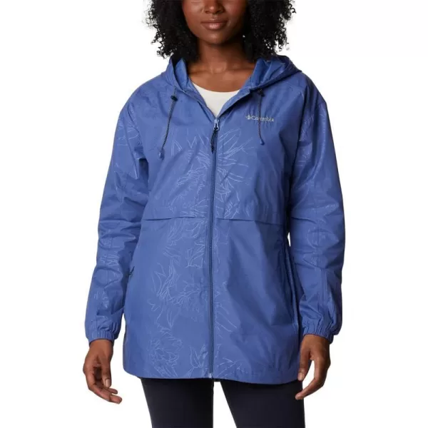 Columbia Womens Auroras Wake Iii JacketVelvet Cove Leafy Lines Emboss