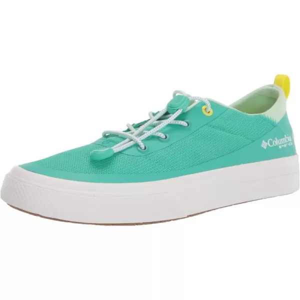 Columbia Womens Bonehead PFG Boat ShoeElectric TurquoiseWhite