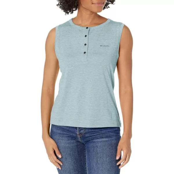 Columbia Womens Coral Ridge Sleeveless TopStone Blue