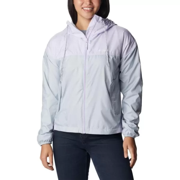 Columbia Womens Flash Challenger Lined WindbreakerCirrus GreyPurple Tint