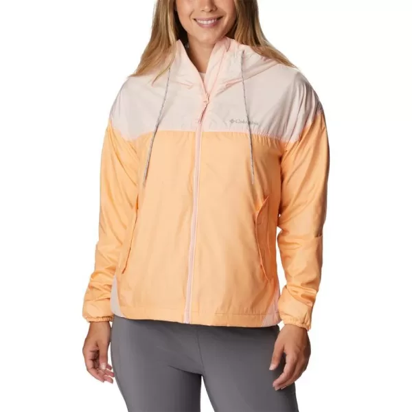 Columbia Womens Flash Challenger Lined WindbreakerPeachPeach Blossom