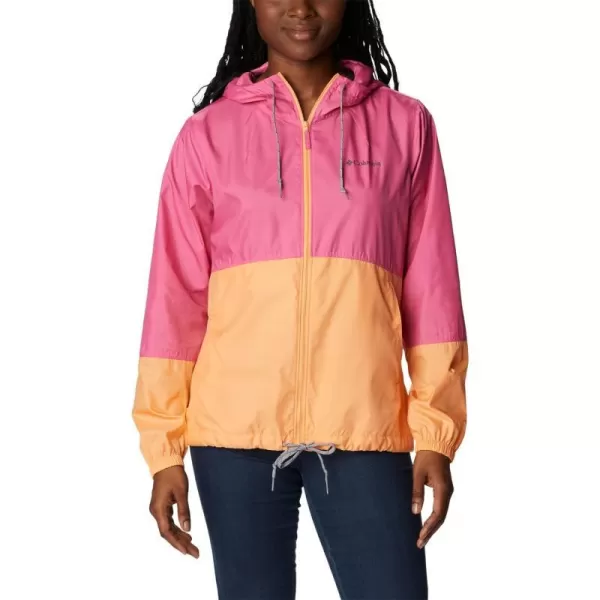 Columbia Womens Flash Forward WindbreakerRegular Wild GeraniumPeach