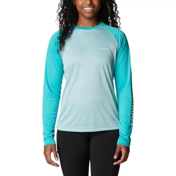 Columbia Womens Fork Stream Long Sleeve ShirtGreen