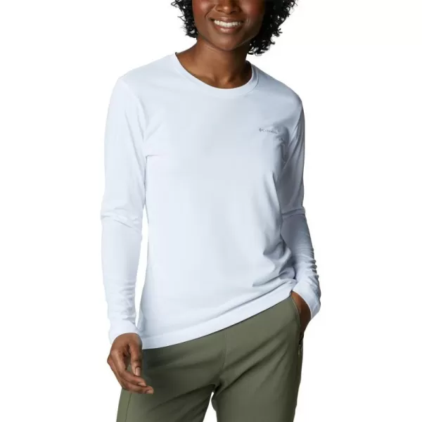 Columbia Womens Hike Ls ShirtWhite