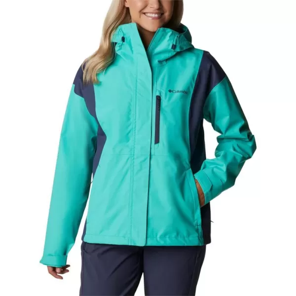 Columbia Womens Hikebound JacketElectric TurquoiseNocturnal