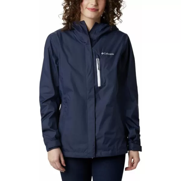 Columbia Womens Pouring Adventure Ii JacketNocturnalWhite Zip