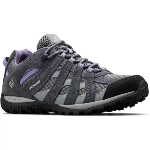 Columbia Womens Redmond Low Rise Hiking ShoesGraphiteDusty Iris