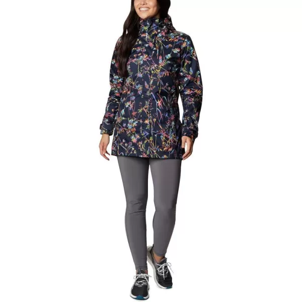 Columbia Womens Splash a Little Ii JacketDark Nocturnal Florescence Print