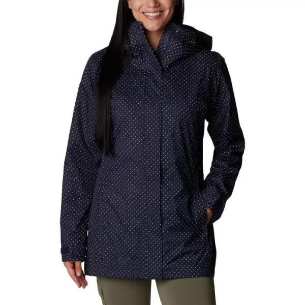 Columbia Womens Splash a Little Ii JacketNocturnal Spacey Dots Print