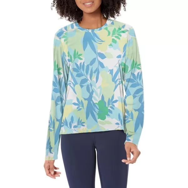 Columbia Womens Summerdry Long Sleeve Printed TeeKey WestFloriated