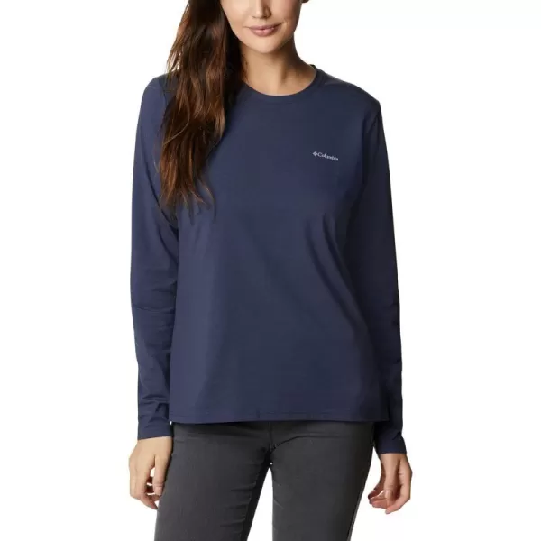 Columbia Womens Sun Trek Ls TeeNocturnal