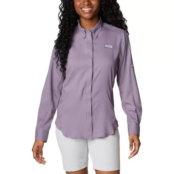 Columbia Womens Tamiami Ii Long Sleeve ShirtGranite Purple