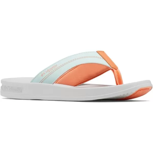 Columbia Womens Tidal Ray PFG Flip Sport SandalIcy MornBright Peach