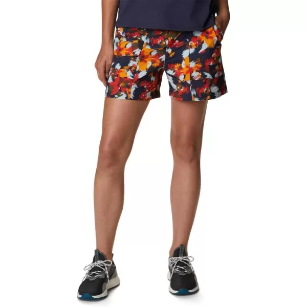 Columbia Womens W Summerdry Cargo ShortNocturnal Typhoon Blooms Multi